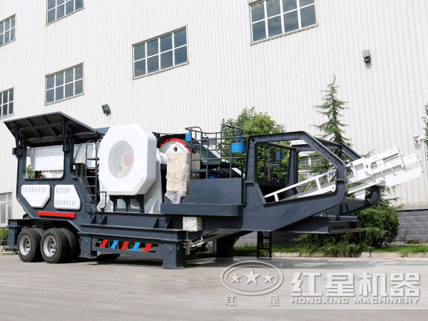 98型建筑垃圾移動破石機(jī)實拍圖